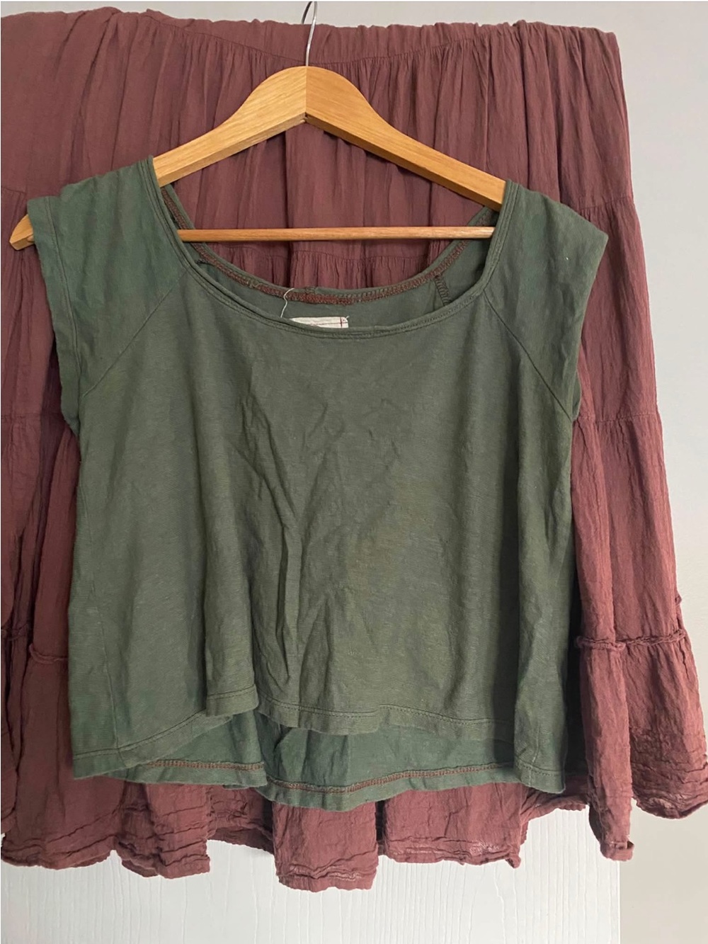 Bohemian folk clothing crop top in search of